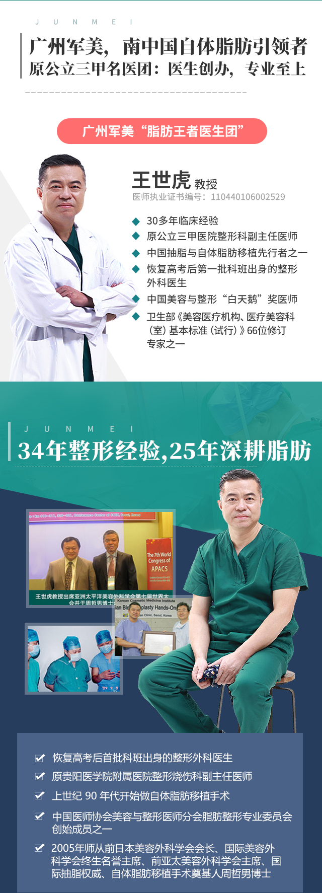 王世虎自体脂肪填充