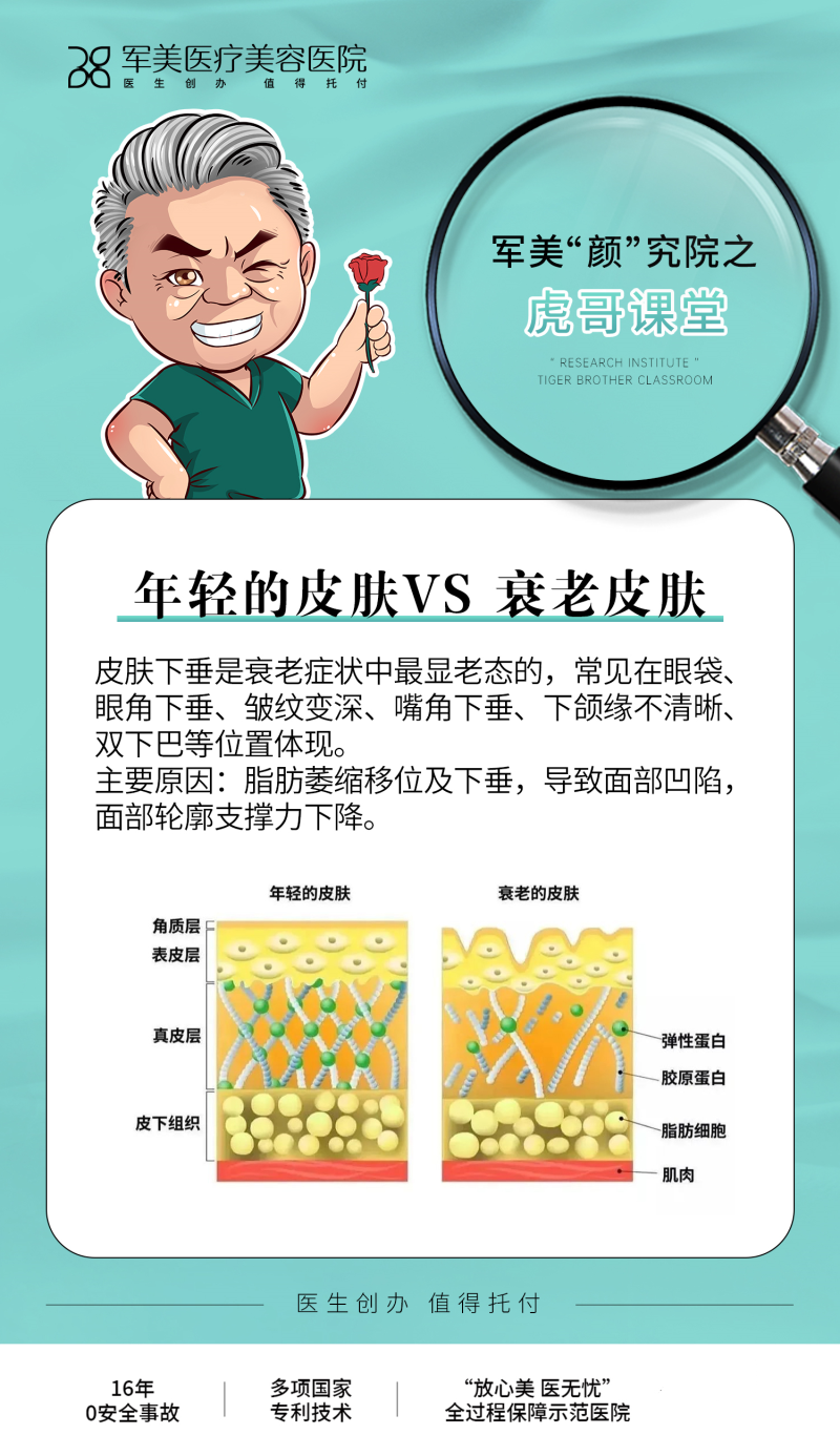 皮肤下垂是什么原因引起的