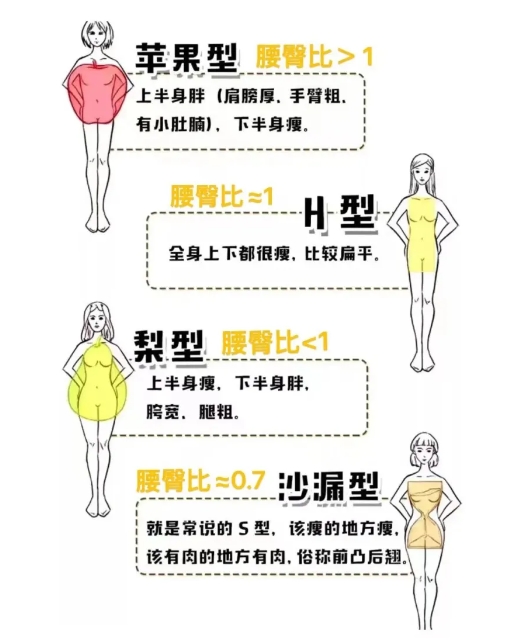 腰臀比例多少算完美