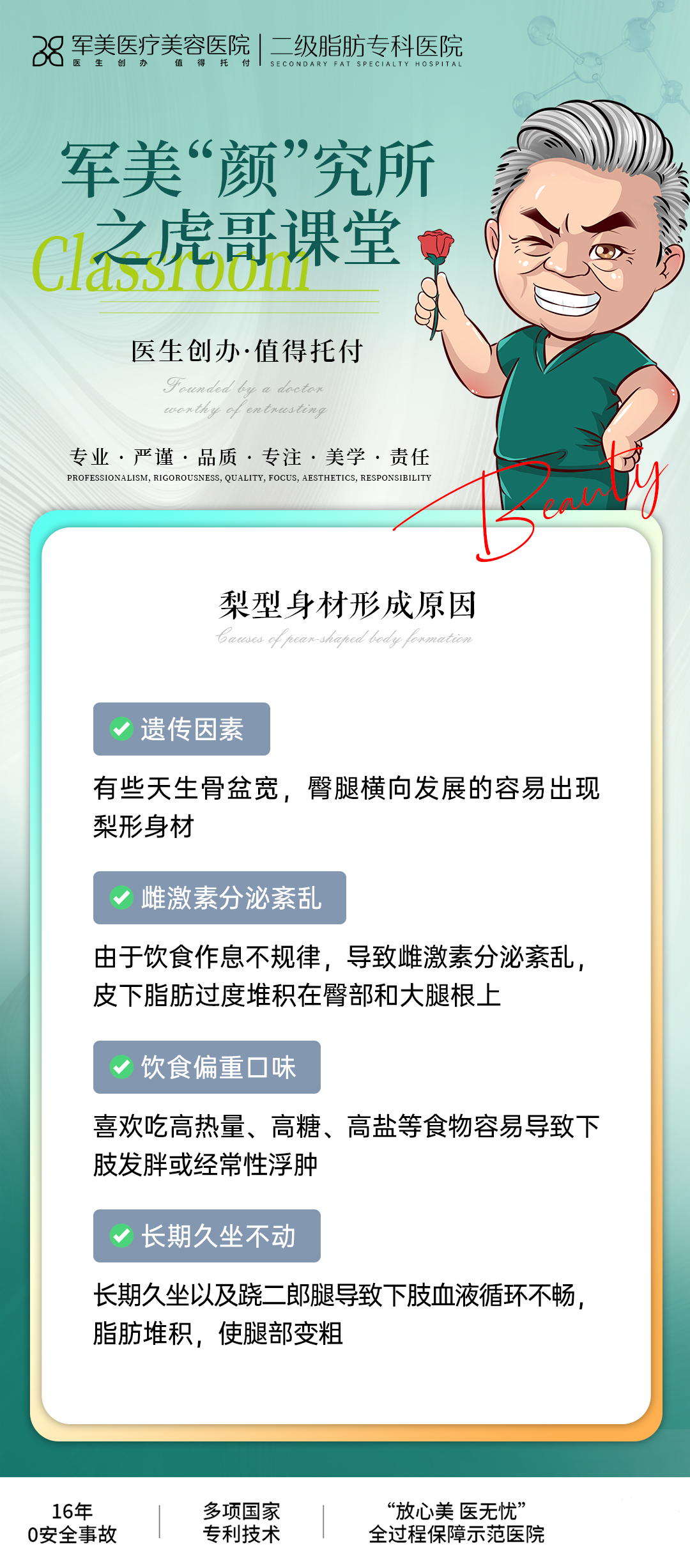 梨形身材形成的原因