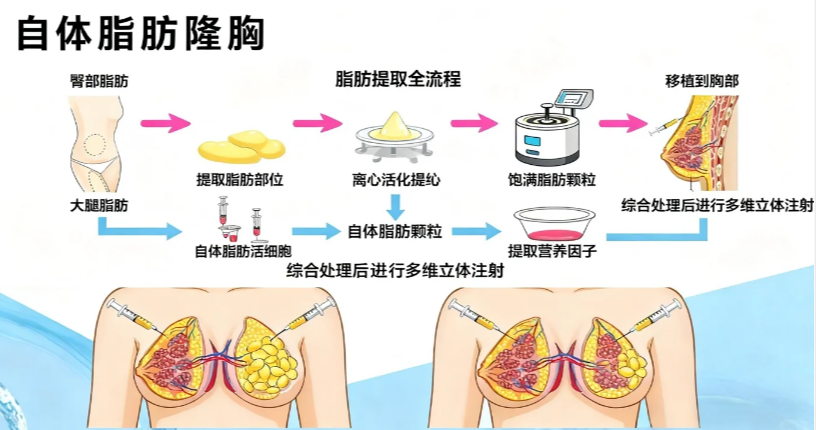 自体脂肪丰胸原理