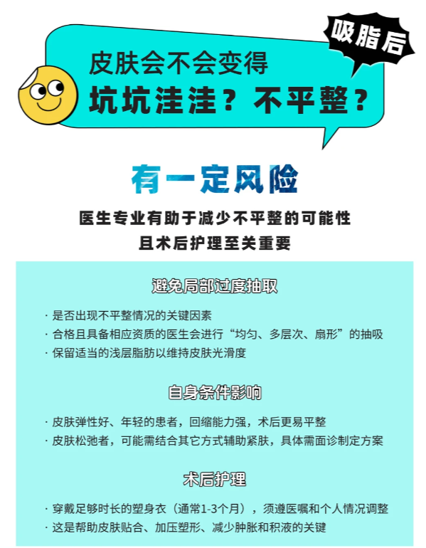 吸脂会不会凹凸不平