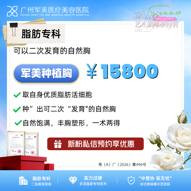 军美脂肪种植胸价格